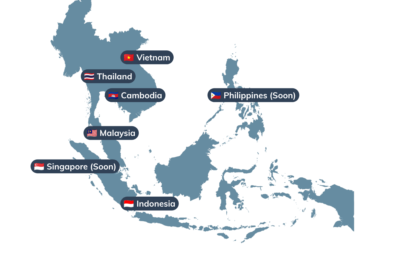 Southeast Asia map